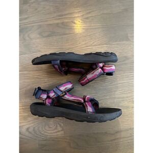 Teva Original Universal Women's - GIRLS Sandals Multicolor Straps‎ Black Size 4